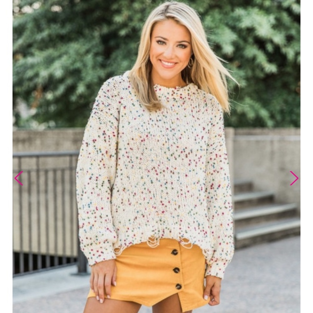 Confetti Sweater (Ivory)
